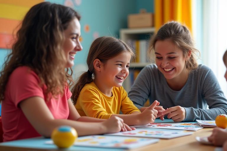 Clases de español para familias con niños y padres