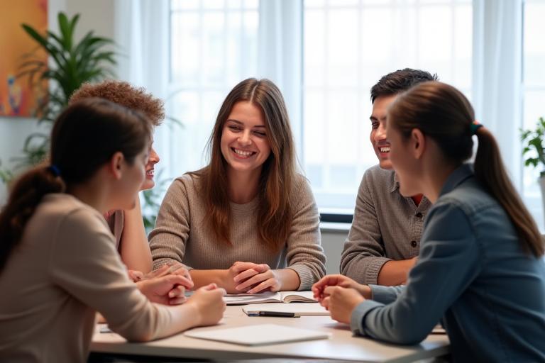 Clases grupales de conversación en español